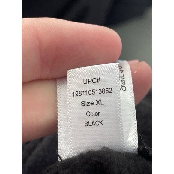 Cuddl Duds Fleecewear with Stretch Bootcut Pant Size XL Solid Black Cozy Comfort - Picture 6 of 8